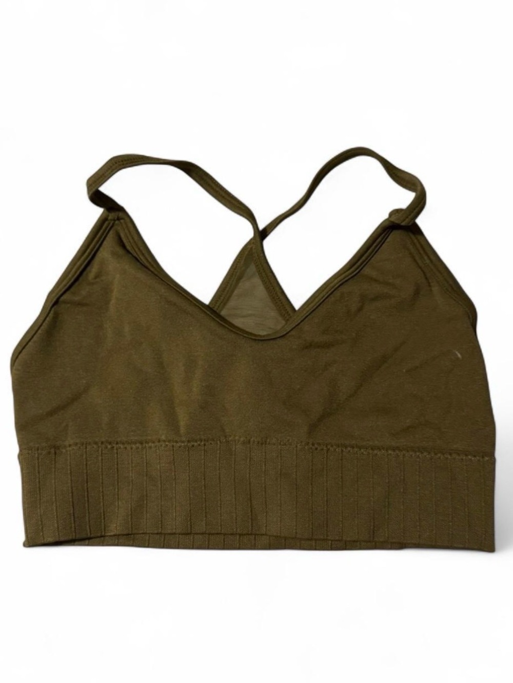 Olive Green Seamless Bralette - Women's Intimates
